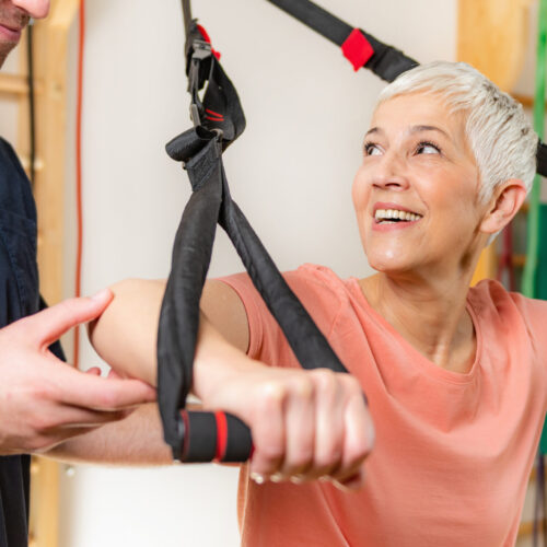 A rehab clinic that supports older people recover from an accident injury.