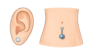 Earrings and body piercings Earrings and body piercings