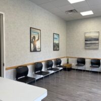 Comfortable waiting area at the South Bronx Pain & Injury office, designed to provide a welcoming environment for patients before their appointment.