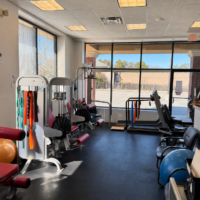 Multispecialty Injury Care at the Medford Location Treatment and rehabilitation area at the Medford, NY location for multispecialty injury care.